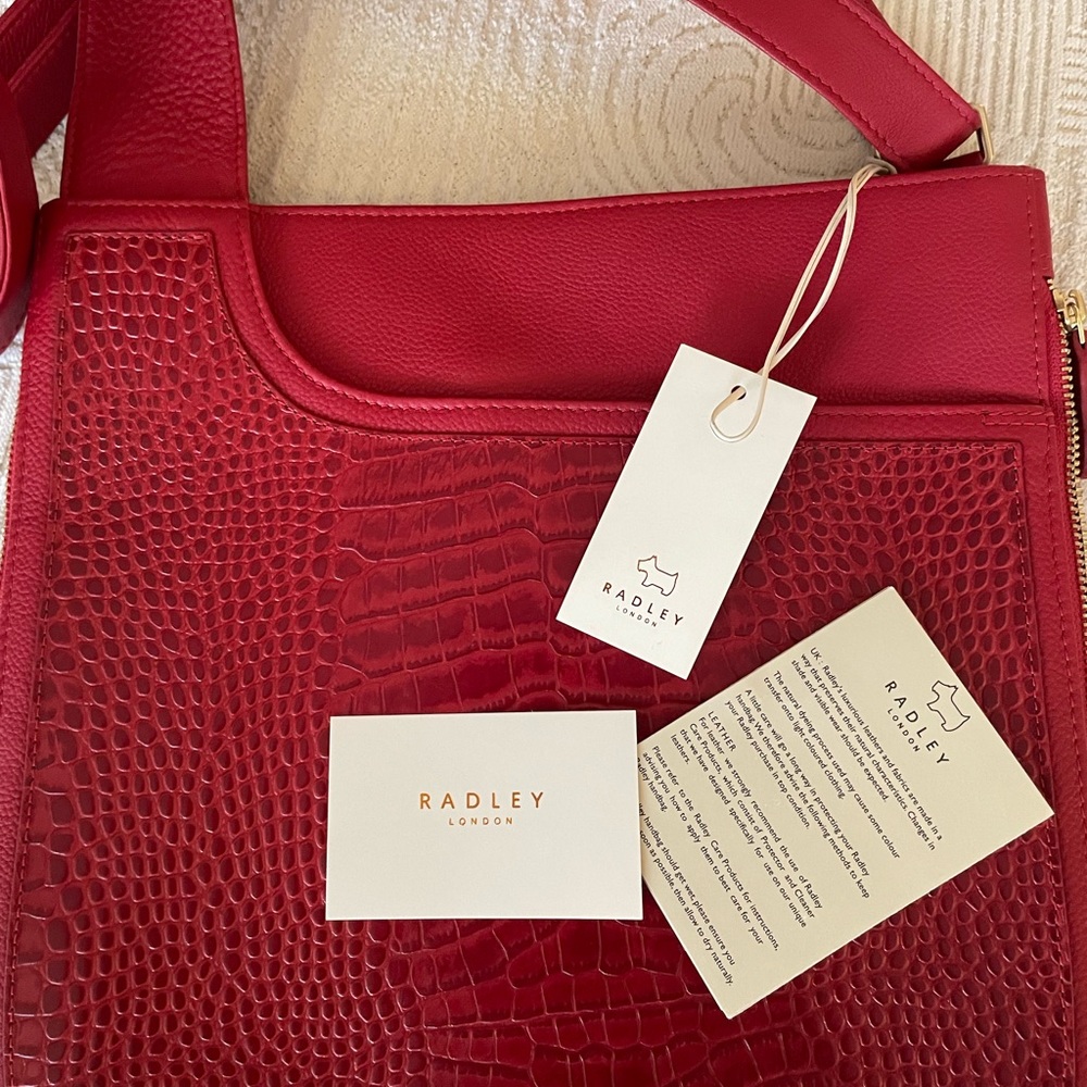 Radley London Red Textured Women's Bag